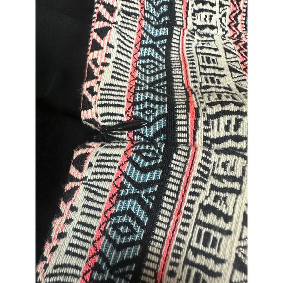 The Limited 4 Straight Pencil Skirt Career Cocktail Black White Pink Aztec Print - Picture 5 of 5